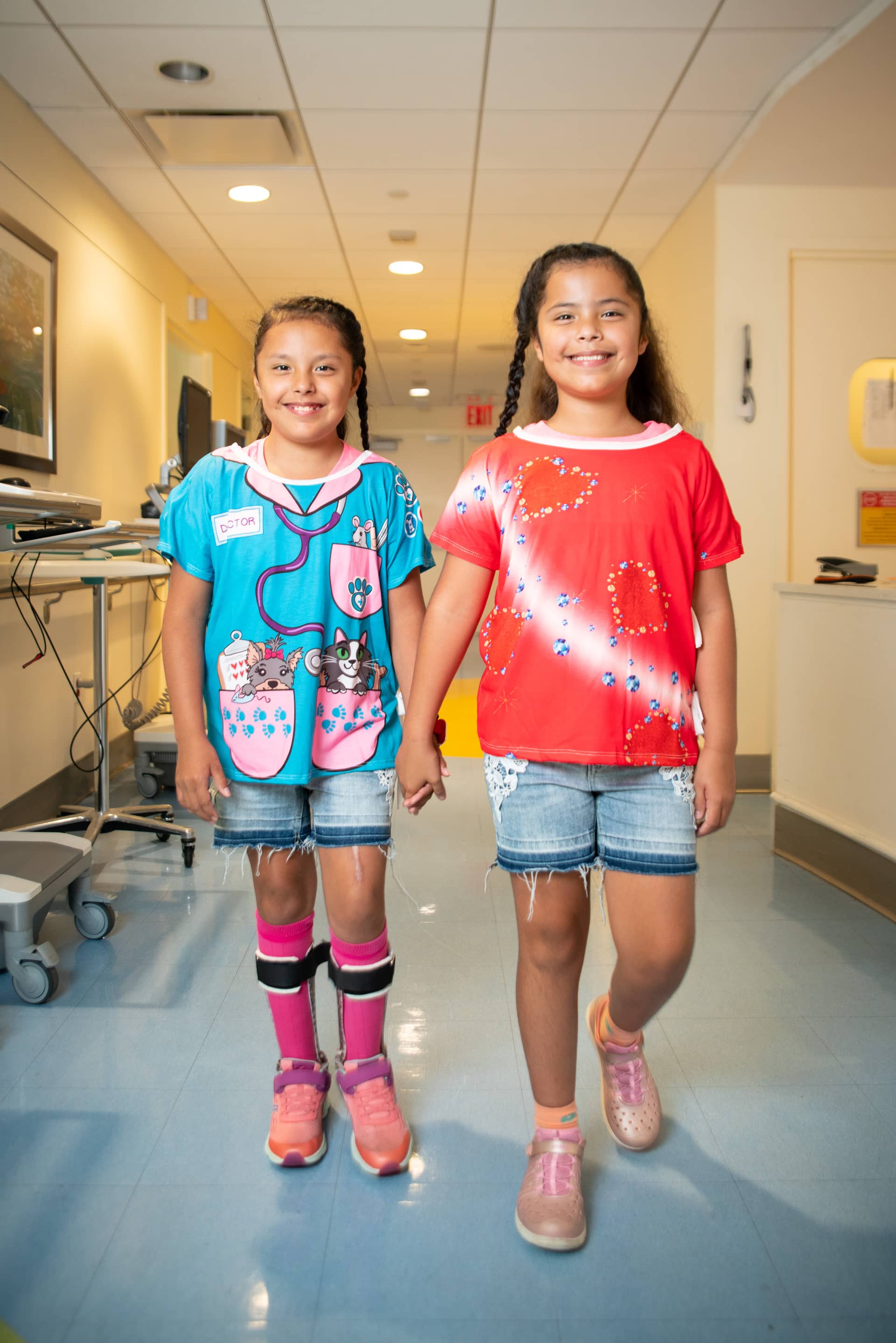 two girls in starlight gowns